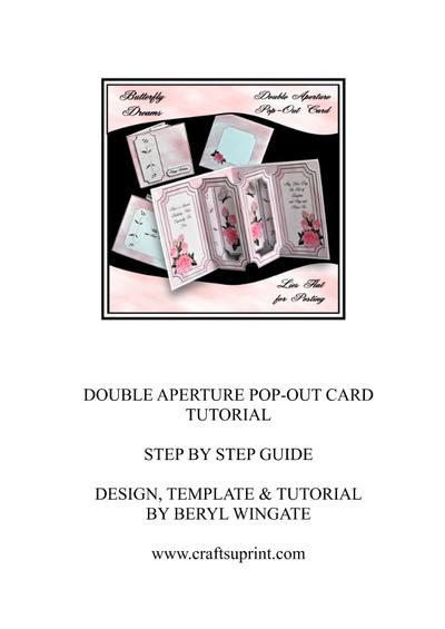 Double Aperture Pop Out Cards PDF