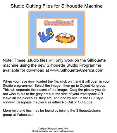 Silhouette .studio cutting files tutorial Image