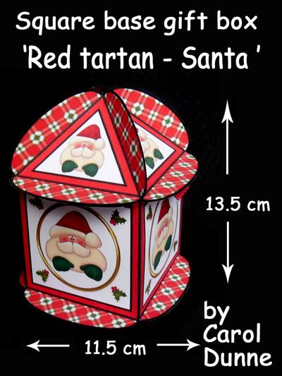 Square based gift box tutorial Image-6
