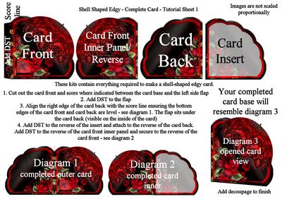 Shell Shaped Edgy - Single Sheet Tutorial Image