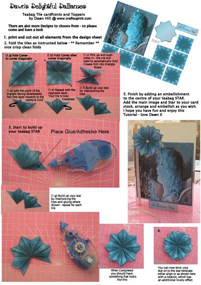 Tea Bag Tiles & Toppers Tutorial Image
