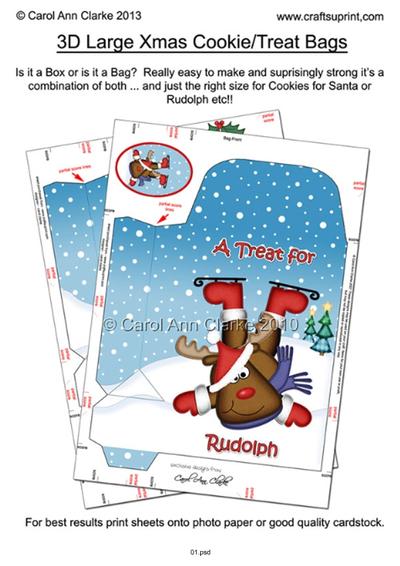 3D Large Xmas Cookie Bag Mini Kits Tutorial PDF-2