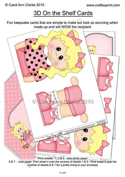 3D On the Shelf Card Kit Tutorial PDF