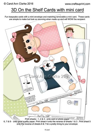3D On the Shelf Cards with Mini Card Tutorial PDF