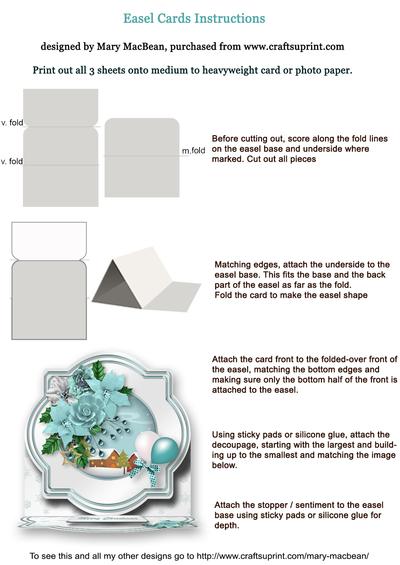Shaped Easel Cards Image