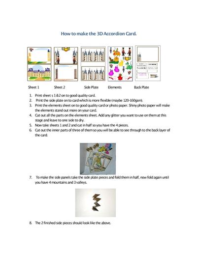 3D Fairy Castle PDF