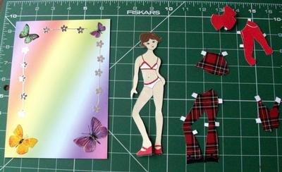 Paper doll cards Image
