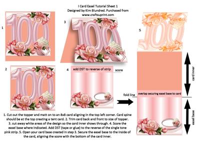 Special Birthday Roses and Cupcakes Easel I Card Tutorial Image