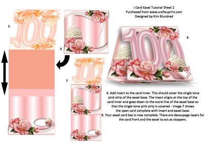 Special Birthday Roses and Cupcakes Easel I Card Tutorial Image-2