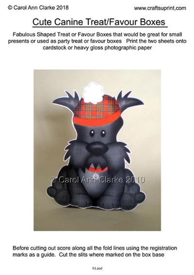 Cute Character Treat Box Tutorial PDF