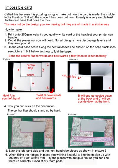 Impossible Card Instructions Image