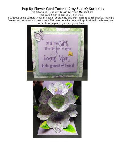 Pop Up Flower Card 2 PDF