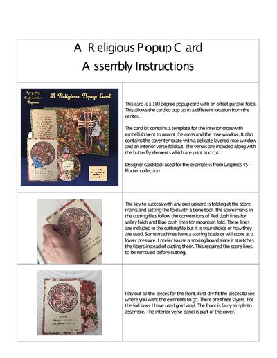 cup983375_2228 - A Religious Popup Card - Assembly instructions PDF