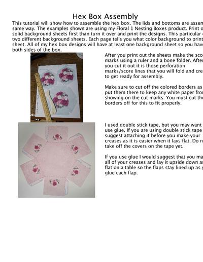 Nesting Hex Boxes PDF
