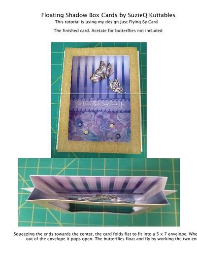 Floating Shadow Box Card PDF