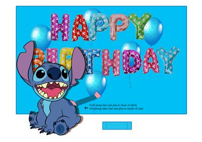 Lilo and Stitch 1 card design Image