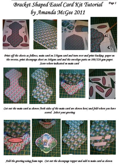Tutorial for Bracket Shaped Easel Card Kit Image