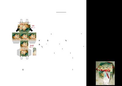 Gift Box and Christmas Tree Decoration Tutorial PDF