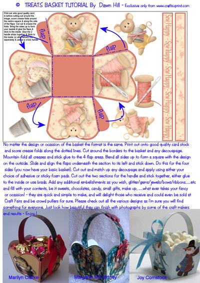 Treat Baskets - Tutorial Image