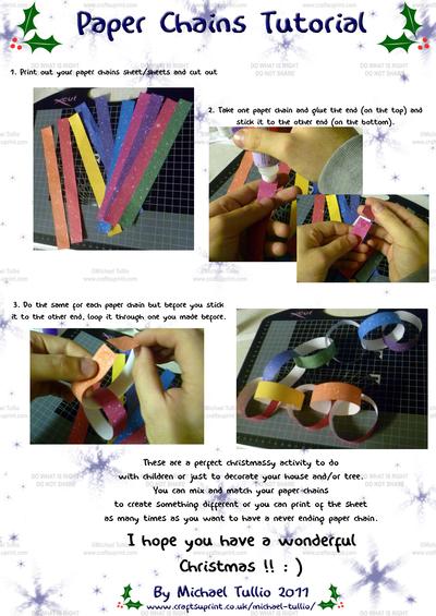 Paper Chains Tutorial Image