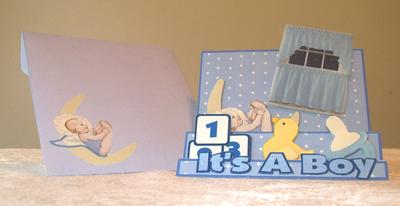 No Hole Over the Edge One Page Step Card Tutorial Image-3