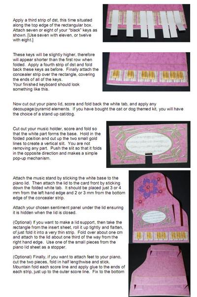 Grand Piano Card Kits Image-2