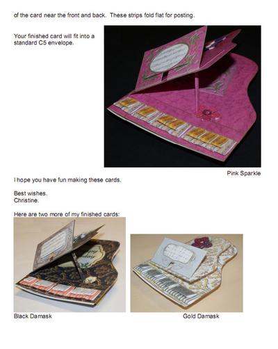 Grand Piano Card Kits Image-3