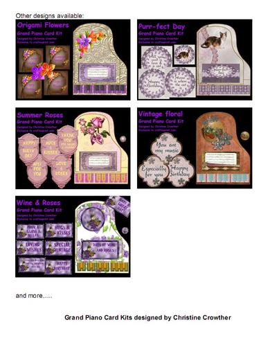 Grand Piano Card Kits Image-4