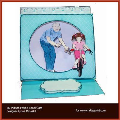 Picture Frame 3D Easel Card Image-3