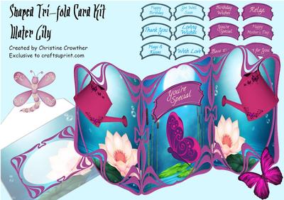  Shaped Tri-fold Card Kits Image-4
