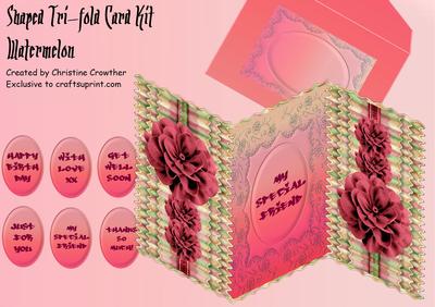  Shaped Tri-fold Card Kits Image-5