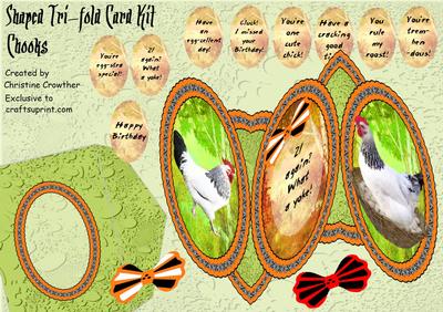  Shaped Tri-fold Card Kits Image-9