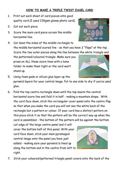 Triple Twist Easel Cards PDF