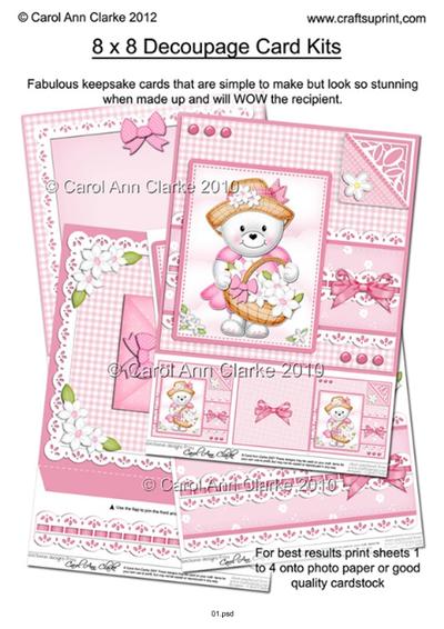 Bonnets and Baskets Decoupage Kits Tutorial PDF