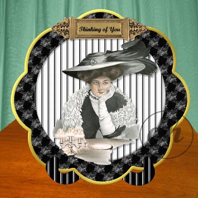 Scalloped Plate Card Plus Image-5