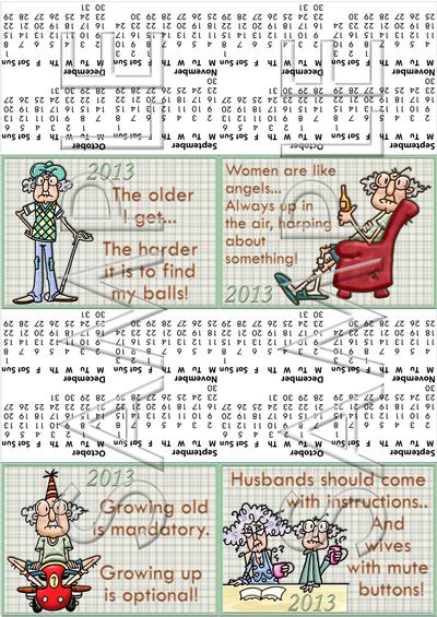 2013 purse calendar kits