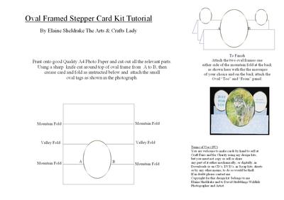 On The Wild Side - Oval Stepper Card Kits Tutorial Image