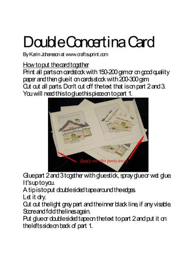 Folding Concertina Kits PDF