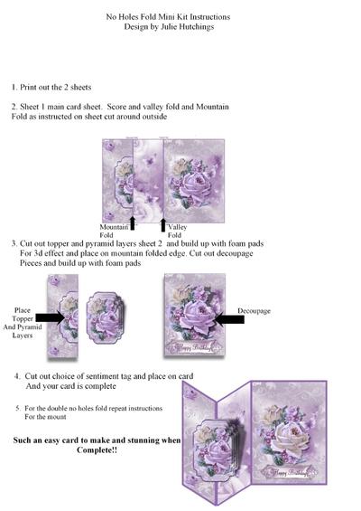 No Holes Fold Mini Kits PDF