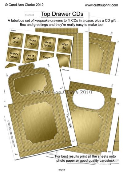 3D Top Drawer CDs Tutorial PDF
