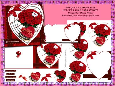 Cut & Fold Heart Shaped Front Cards Image-2