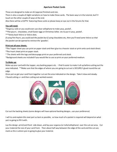 Aperture Pocket Cards PDF