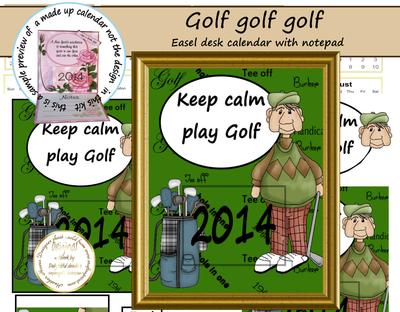 Easel calendars 2014 with notes tutorial Image