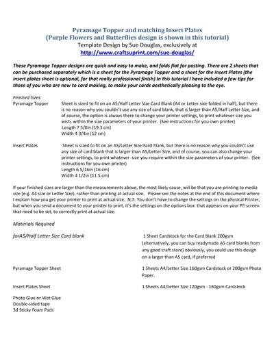 Pyramage Toppers PDF