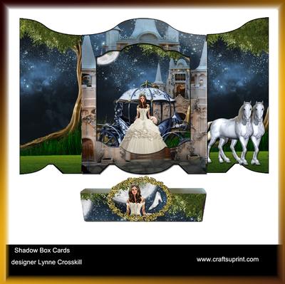 New Fantasy Shadow Box Cards with Belly Band Image-2