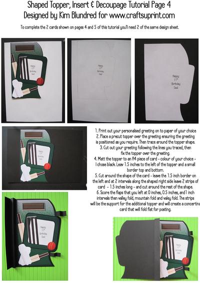 Shaped Toppers, Inserts & Decoupage Sheets Image-4