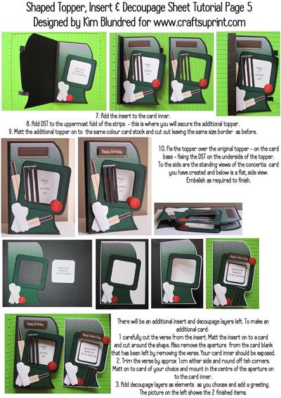 Shaped Toppers, Inserts & Decoupage Sheets Image-5