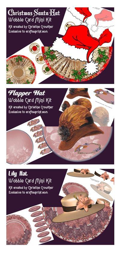 Hat Topped Wobble Card Mini Kit tutorial Image-4