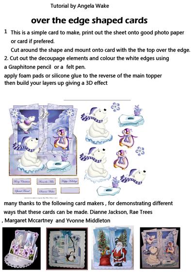 shaped over the edge cards Image
