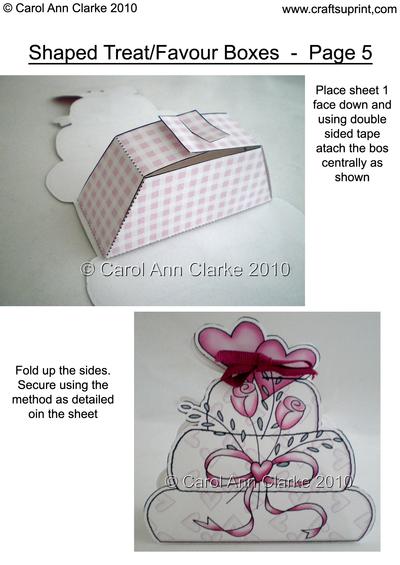 Shaped Treat/Favour Boxes Image-5